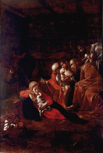 ミケランジェロメリシディットイルカラヴァッジョによるマギ絵画の崇拝 作： Michelangelo Merisi da Caravaggio