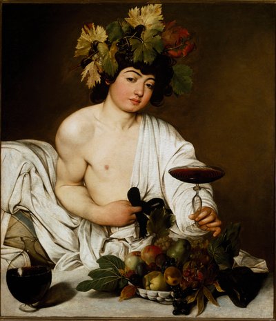 バッカス 作： Michelangelo Merisi da Caravaggio