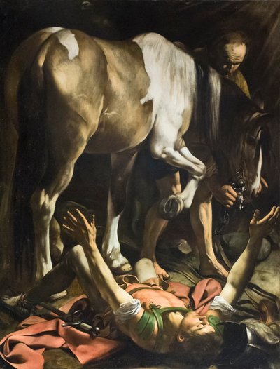 聖パウロの回心 作： Michelangelo Merisi da Caravaggio
