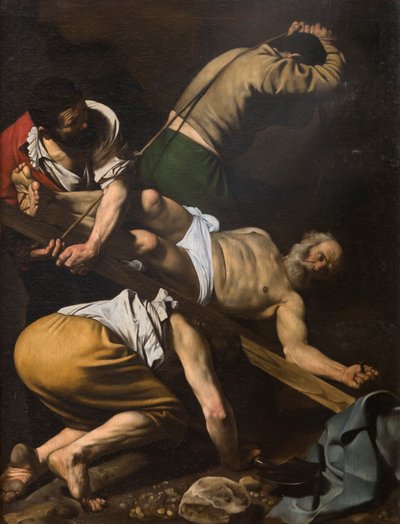 聖ペテロの磔刑 作： Michelangelo Merisi da Caravaggio