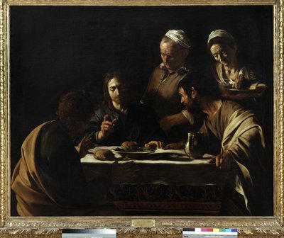 エマオでの夕食、1606 作： Michelangelo Merisi da Caravaggio