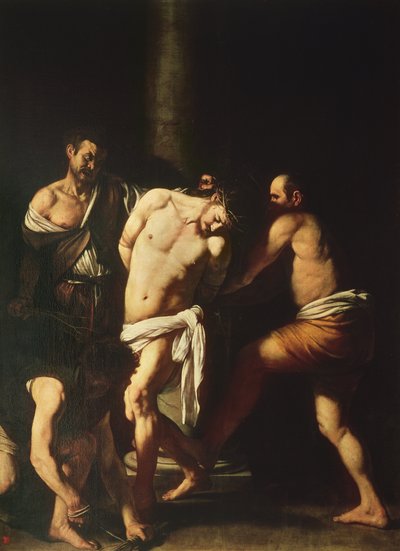 むち打ち 作： Michelangelo Merisi da Caravaggio