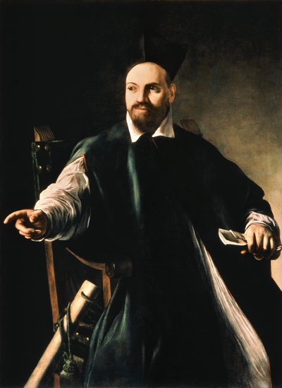 マッフェオ・バルベリーニの肖像（後のローマ教皇 作： Michelangelo Merisi da Caravaggio