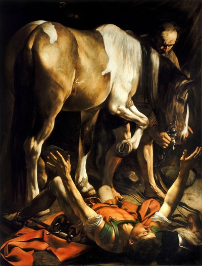 セントポールの回心 作： Michelangelo Merisi da Caravaggio