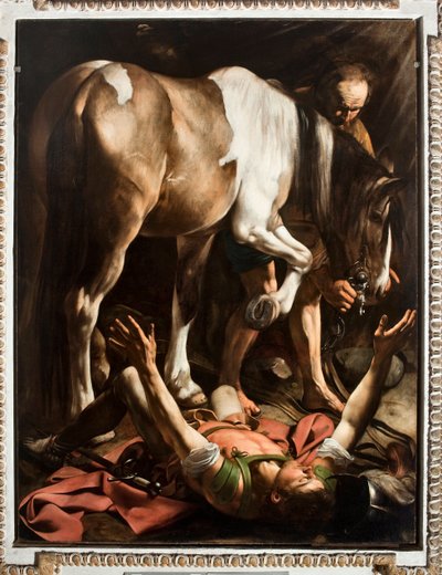 聖パウロの改宗 1601年頃 油彩・カンヴァス 作： Michelangelo Merisi da Caravaggio
