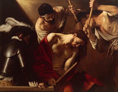 いばらの冠、1603年頃（キャンバスに油彩） 作： Michelangelo Merisi da Caravaggio