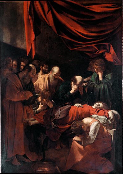童貞の死 作： Michelangelo Merisi da Caravaggio