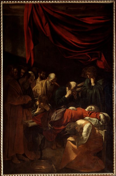 処女の死、1605 作： Michelangelo Merisi da Caravaggio