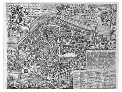 イタリアで有名なファブリアーノテラ、1630年 作： Michele Buti