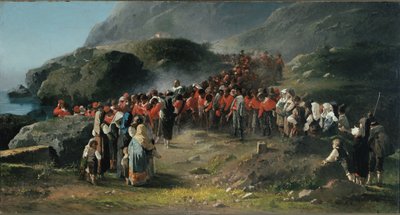 アスプロモンテ、8月29日 作： Michele Cammarano