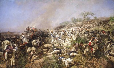 ドガリの戦い、1896年 作： Michele Cammarano