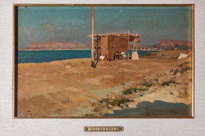 ビーチと小屋 作： Michele Cortegiani
