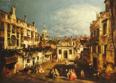 カンポサンガッロ、ヴェネツィア、1740年代 作： Michele Marieschi