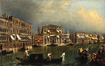 [リオディ] Caの大運河？フォスカリ、1740〜1743年頃 作： Michele Marieschi