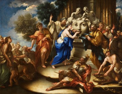 真実の仮面、1720年頃 作： Michele Rocca