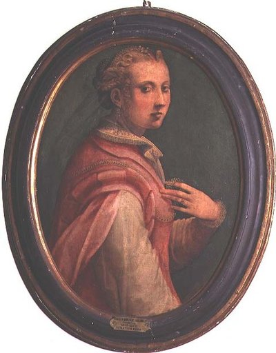 女性の肖像 作： Michele di Ridolfo Tosini