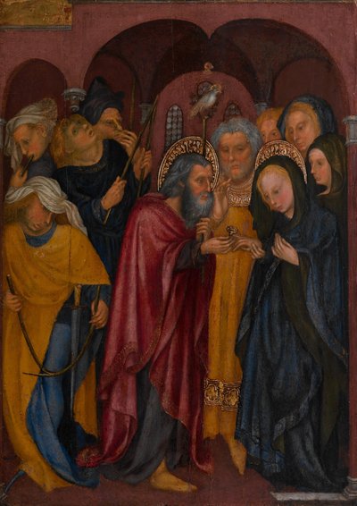 処女の結婚、約。 1430年。 作： Michelino da Besozzo