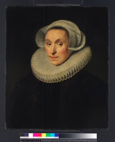女性の肖像、1615年 作： Michiel Jansz. van Miereveld
