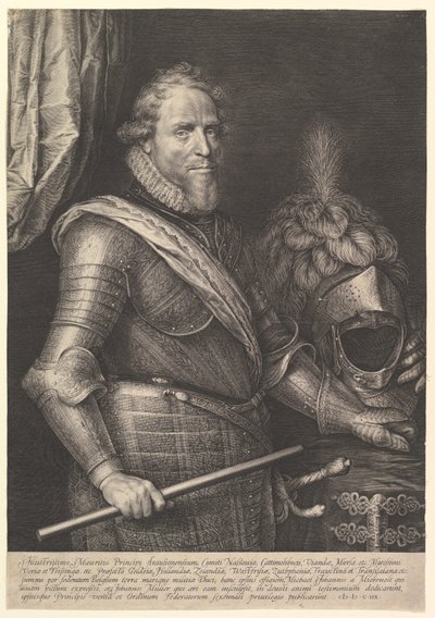 オレンジのプリンスモーリッツ、1608年。 作： Michiel Jansz van Miereveld