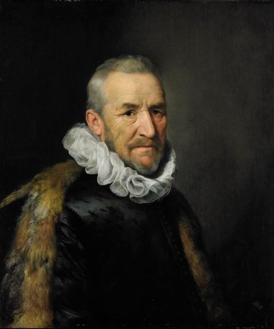男の肖像 作： Michiel Jansz van Mierevelt (copy after)