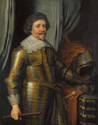 フレデリック・ヘンドリック (1584-1647)、オラニエ公の肖像 作： Michiel Jansz van Mierevelt (workshop of)