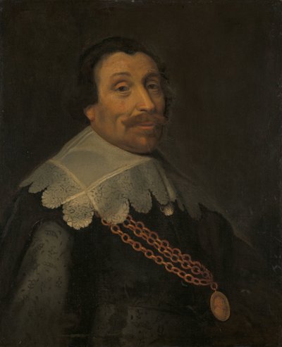 Maerten Harpertsz Tromp (1597-1653) の肖像 作： Michiel Jansz van Mierevelt (workshop of)