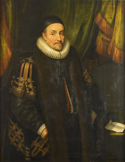 ウィリアム・ザ・サイレントと呼ばれるオラニエ公ウィレム1世（1533-84）の肖像 作： Michiel Jansz van Mierevelt (workshop of)