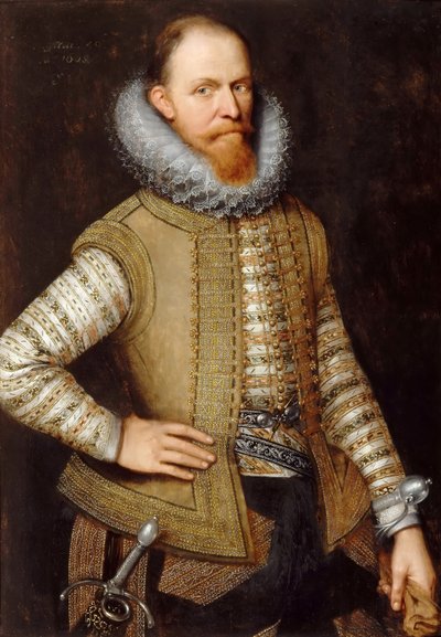 ナッソーのモーリス、オレンジの王子1567-1625 作： Michiel Jansz van Mierevelt