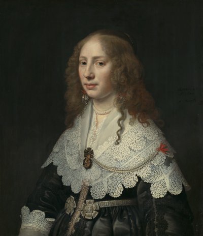 Aegje Hasselaerの肖像 Aegje Hasselaer（1617-64）の肖像 作： Michiel Jansz van Mierevelt