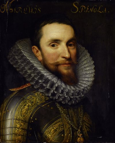 アンブロジオスピノーラの肖像1569-1630、1633 作： Michiel Jansz van Mierevelt