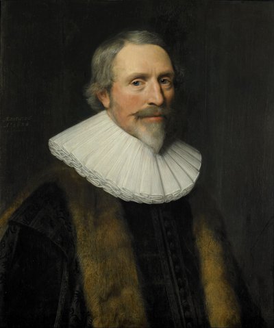 ヤコブ猫の肖像 (1577-1660) 作： Michiel Jansz van Mierevelt