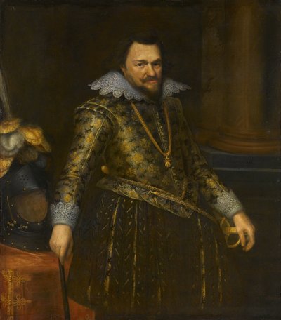 フィリップス ウィレム (1554-1618)、オラニエ公の肖像 作： Michiel Jansz van Mierevelt