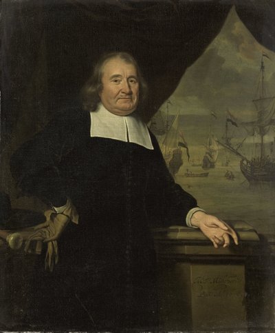 船長または船主の肖像 作： Michiel van Musscher