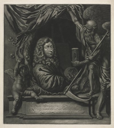 自画像 作： Michiel van Musscher