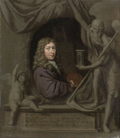 自画像 作： Michiel van Musscher