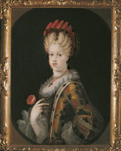 スペイン王妃マリー・ルイーズ・ガブリエル・オブ・サヴォワ（1688-1714）の肖像 作： Miguel Jacinto Meléndez