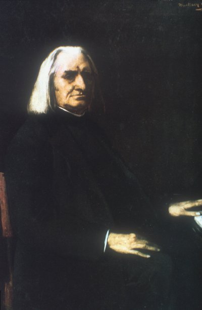 フランツリスト、1886年 作： Mihály Munkácsy