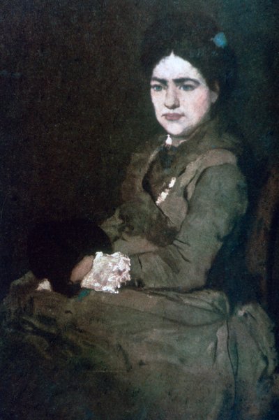 Munkacsy夫人、c1864-1900 作： Mihály Munkácsy