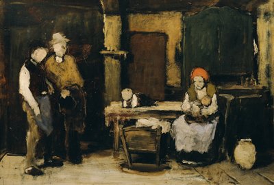 酒飲み 作： Mihály von Munkácsy