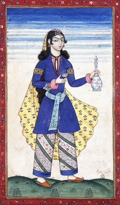 若者の肖像、19世紀初頭 作： MihrAli