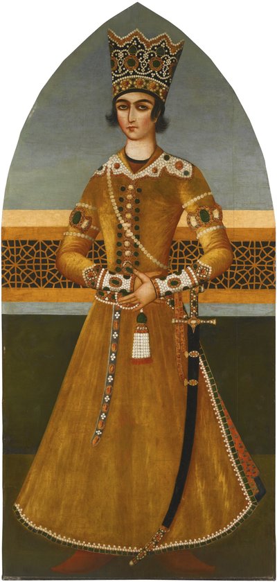 アッバス・ミルザ王子の肖像 作： Mihr Ali