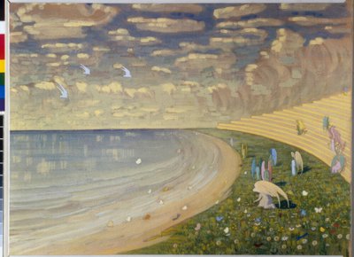 天使（パラダイス） 作： Mikalojus Ciurlionis