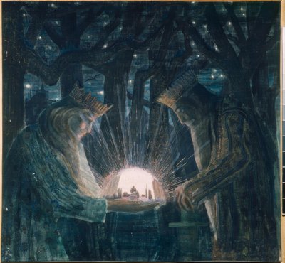 おとぎ話（王家のおとぎ話） 作： Mikalojus Ciurlionis