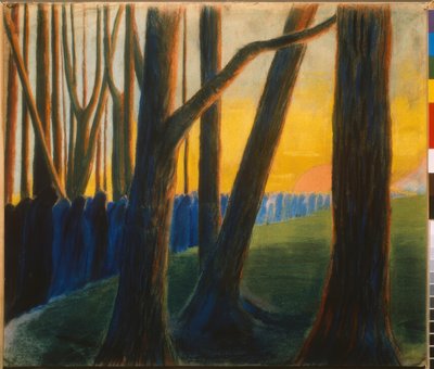 葬送交響曲（III） 作： Mikalojus Ciurlionis