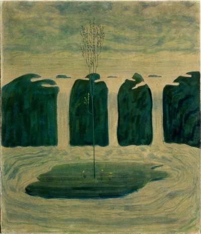 春 (II) 作： Mikalojus Ciurlionis