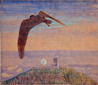 Ciurlionis、Mikalojus Konstantinas (1875-1911) によるおとぎ話 II。 紙にテンペラ、サイズ: 62.2x71.9 作： Mikalojus Konstantinas Čiurlionis