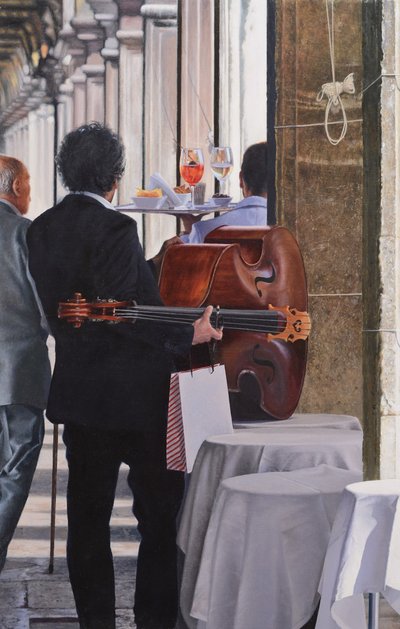 サン・マルコ広場（油彩・パネル） 作： Mike Briscoe