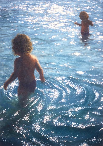 屋外プールのツイン 作： Mike Briscoe