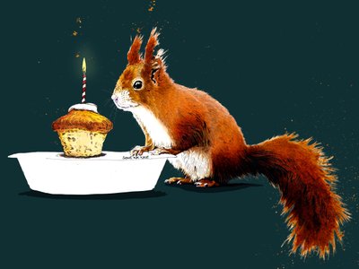 2020 年ディープ シアンのリスの誕生日 作： Mike Davis