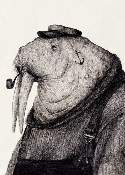  作： 